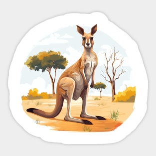 Cute Kangaroo Sticker